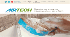 Desktop Screenshot of airtechfoam.com