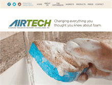 Tablet Screenshot of airtechfoam.com